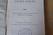Rare book - Gray's Poems Rivingstone Edition
