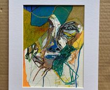 Original art Abstract portrait pop art Art original Art portrait painting contemporary Irish Art abstract painting