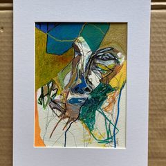 Original art Abstract portrait pop art Art original Art portrait painting contemporary Irish Art abstract painting