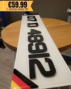 3d number plates