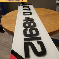 3d number plates