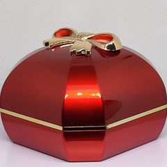 Luxurious Polished LED Lighted Solid box for a chain with a pendant. With Anti-Tarnish Protection (Size - 7x7x6 cm)
