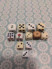 Assortment of dices
