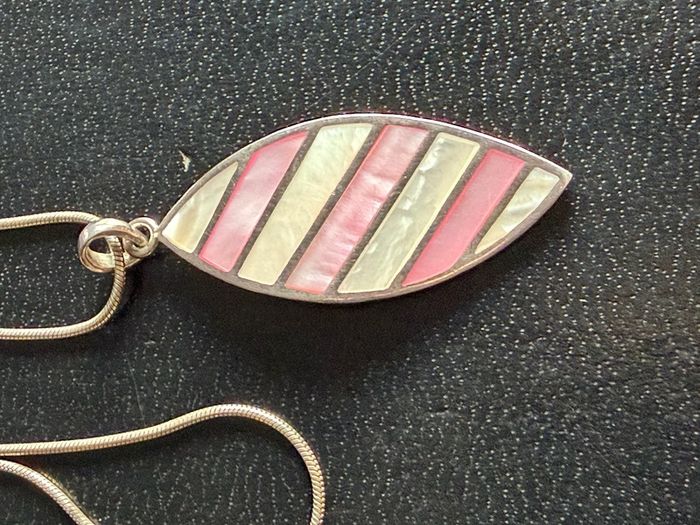 silver necklace