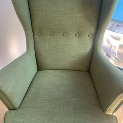 Ikea Wing Armchair & Footstool