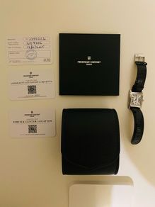 Frederique Constant Classics Carree Small Seconds FC 235S2C6 Full set Oct 2025 purchase