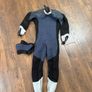 Scuba SUBEA XL Men's diving semi-dry wetsuit 7 mm neoprene blue grey Image 2