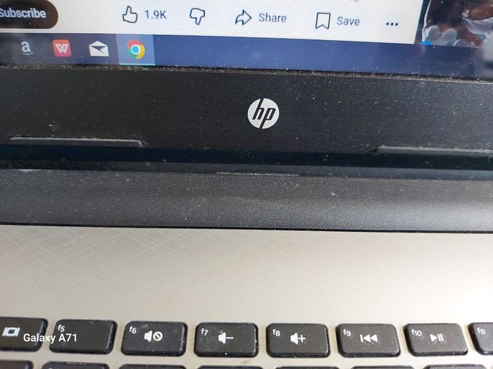 HP 14 inch Laptop, silver, Model 14-ac11na, Intel Pentium CPU 3825U, 1.9GHz, 2 GB Ram, 500GB HDD, Windows 10, Microsoft Edge, Chrome