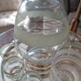 Vintage French liquor service set with mirrored serving tray Image 9