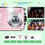 YISENCE YS812 Underwater Camera, Waterproof, 10FT, 1080P Full HD, 30MP, 16X Digital Zoom, 32GB Memory Card, Anti-Shake, Pink Image 2