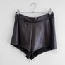 New Boohoo Winona Wet Look Knicker Shorts Image 3