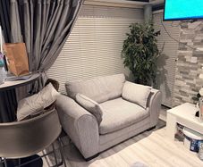 Oversized armchair/ snuggle chair