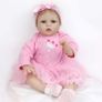 Reborn Doll Baby Girls Realistic 22inches 55cm Reborn Babies Handmade Soft Silicone Vinyl Beautiful Newborn Baby Dolls Real Life Baby Dolls (FREE POSTAGE) Image 6