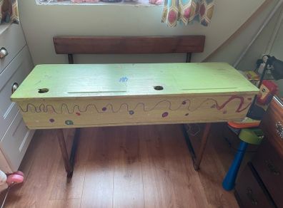 old school desk