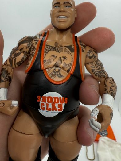 wwe elite series 25 Brodus Clay & The Funkadactyls Naomi & Cameron action figures