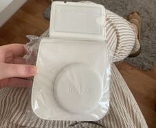 Instax camera cover with neck string & photo holder