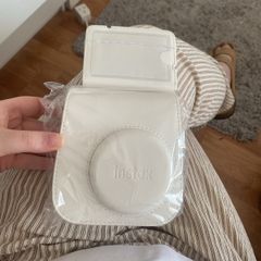 Instax camera cover with neck string & photo holder