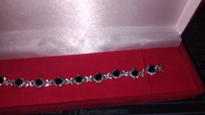 Dark Blue gem bracelet