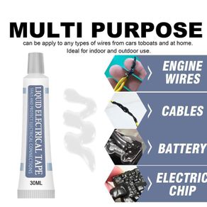 Liquid Insulating Tape Repair Rubber Electrical Wire Cable Coat Fix Glue Waterproof Seal Temperature Resistant Paste