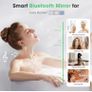 Oval Bluetooth Bathroom Mirror with LED Lights 500x800mm, Anti-Fog Image 9