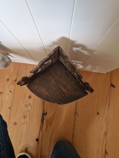 Victorian Wooden Corner Shelf