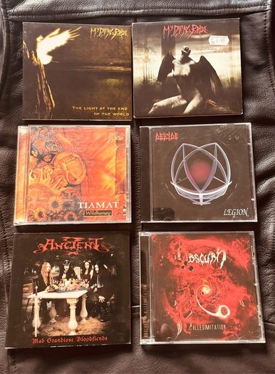 Mix CDs: My Dying Bride, Obscura, Ancient, Tiamat, Deicide