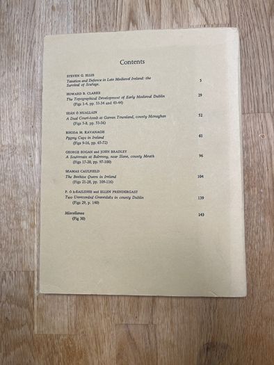 Ireland History Irish Archaeology Research Journal