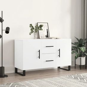 Sideboard White 100x36x60 cm Engineered Wood