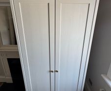 Ikea Aspelund White 2-door Wardrobe