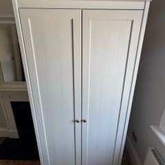 Ikea Aspelund White 2-door Wardrobe