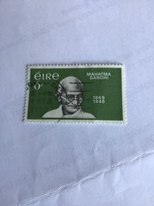 Rare Irish stamp - Mahatma Gandhi