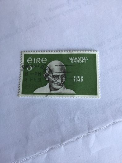 Rare Irish stamp - Mahatma Gandhi