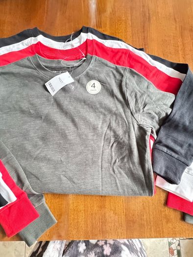 New Next Long sleeve T-shirts 4 pack