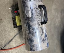 Gas heater for garage