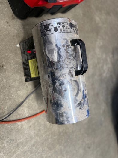 Gas heater for garage