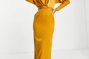 Asos Satin Maxi Dress