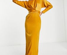 Asos Satin Maxi Dress
