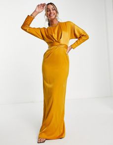 Asos Satin Maxi Dress