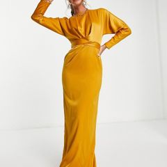 Asos Satin Maxi Dress