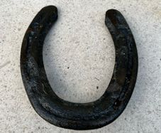 vintage lucky horse shoe