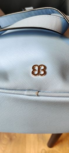 Bessie women leather backpack light blue