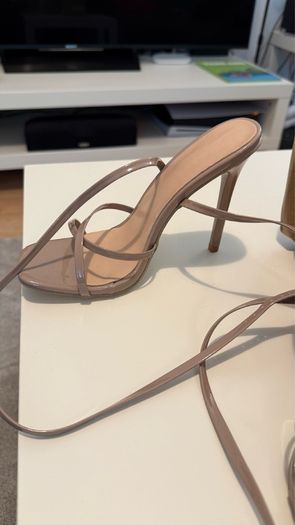 Nude high heels