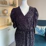 Ladies Yours London Curve Black Sequin Velvet Wrap Maxi Dress Image 6