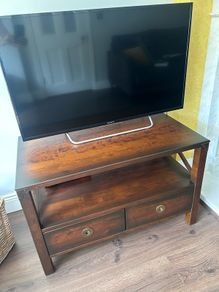 Matching tv unit, bookshelf, nest of tables