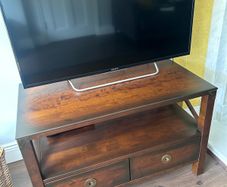 Matching tv unit, bookshelf, nest of tables
