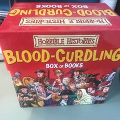 Horrible history box of books