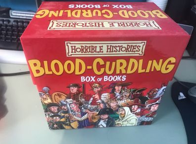Horrible history box of books