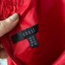Coast dress, red with lace inset detail, Size 14, above-knee length, VGC Image 2