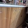 Unique Map-Decoupaged Sideboard / Buffet with Glass Top Image 4