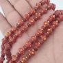 Vintage Venetian Style Tire Shape Eyes Glass Beads Necklace Image 7